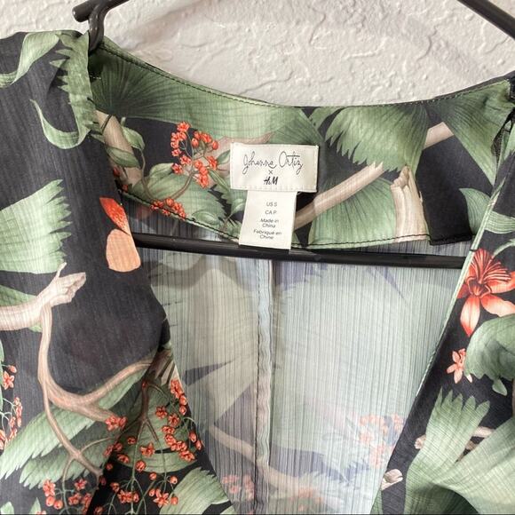H&M Johanna Ortiz Botanical Dress SZ Small - Picture 4 of 10
